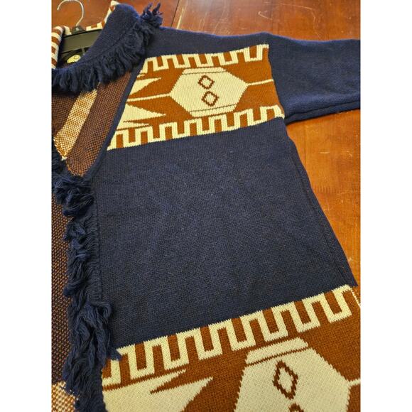 Cocogio ladies Southwestern style shrug open front sweater size small - Picture 4 of 6
